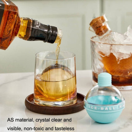 2PCS Home Whiskey Bulb Ice Ball Ice Cube Silicone Mold With Funnel - DealBuddy