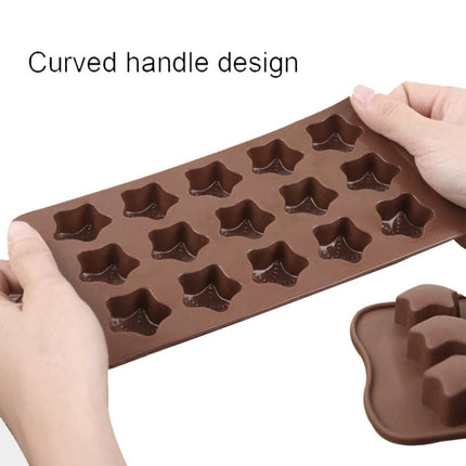 2pcs Silicone Chocolate Mold Jelly Christmas Candy Cake Mould, Style: - DealBuddy