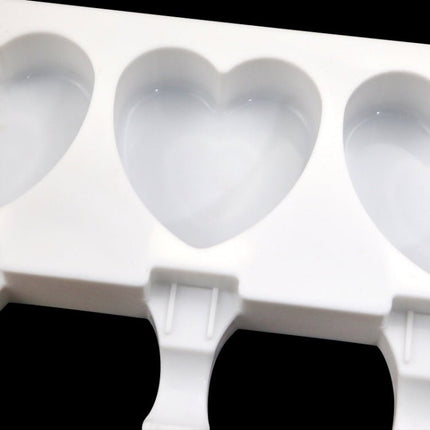 3 Grids Heart Shape Ice Cream Model DIY Pudding Mold Without Stick - DealBuddy