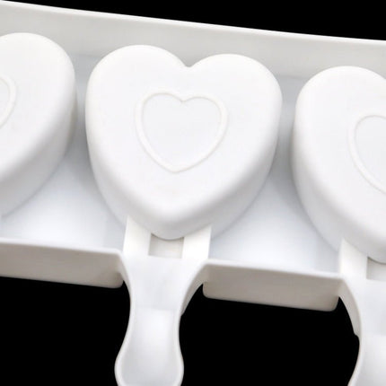 3 Grids Heart Shape Ice Cream Model DIY Pudding Mold Without Stick - DealBuddy