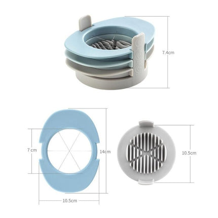 3 in 1 Multifunctional Egg Cutter Half - cut Egg Tool - DealBuddy