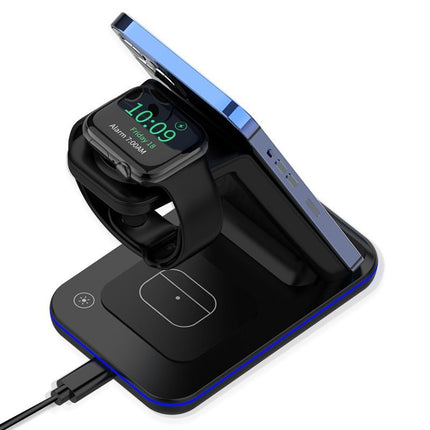 3 - in - 1 Wireless Charger for Apple – Includes Power Adapter & Cable - DealBuddy