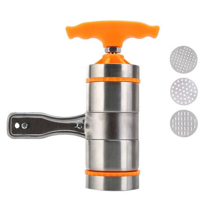 3 Molds Household Manually Small Stainless Steel Pressing Style Handhold Noodle Machine - DealBuddy