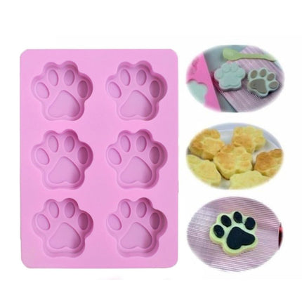 3 PCS Paw Soap Ice Cream Chocolate Cake Silicone Mold - DealBuddy
