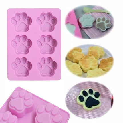 3 PCS Paw Soap Ice Cream Chocolate Cake Silicone Mold - DealBuddy