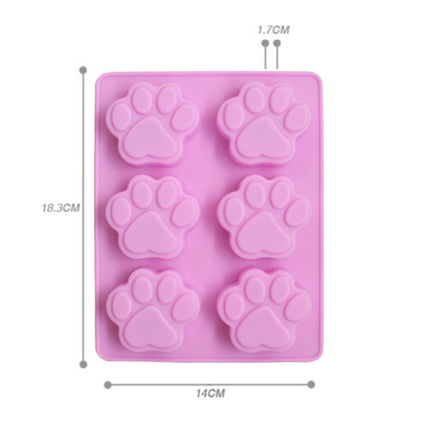 3 PCS Paw Soap Ice Cream Chocolate Cake Silicone Mold - DealBuddy