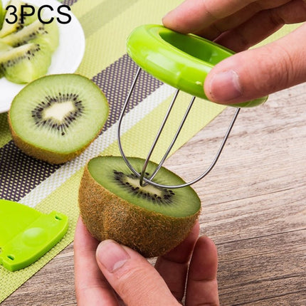 3 PCS Portable and Special ABS + Stainless Steel Kiwi Fruit Peeler, Random Color Delivery - DealBuddy