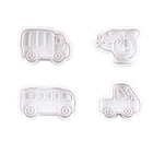 3 Sets Plastic Decorative Biscuit Mold Transportation Tool Series Biscuit Spring Mold - DealBuddy