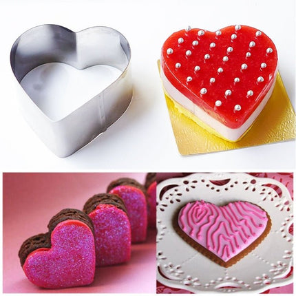 3 Sets Stainless Steel Poker Cookie Mold Playing Cards Cake Fondant Mold Spade Heart Biscuit Cutter - DealBuddy