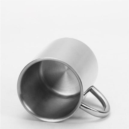 304 Stainless Steel Double Insulation Coffee Drink Milk Water Mugs Durable Drinking Cup with Lid - DealBuddy