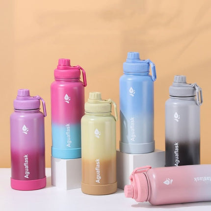 304 Stainless Steel Insulated Cup Large Capacity Thermos Bottle Vacuum Outdoor Portable Sports Kettle - DealBuddy