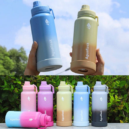 304 Stainless Steel Insulated Cup Large Capacity Thermos Bottle Vacuum Outdoor Portable Sports Kettle - DealBuddy