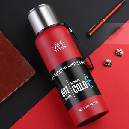 304 Stainless Steel Insulated Mug Large Capacity Sports Water Cup Outdoor Travel Pot - DealBuddy
