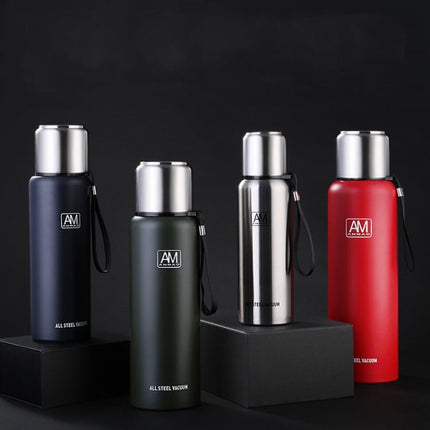 304 Stainless Steel Insulated Mug Large Capacity Sports Water Cup Outdoor Travel Pot - DealBuddy