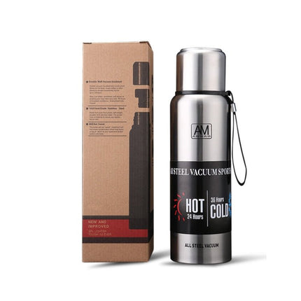 304 Stainless Steel Insulated Mug Large Capacity Sports Water Cup Outdoor Travel Pot - DealBuddy