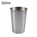 320ml Single Wall Electropolished Stainless Steel Brief Wine Cup(Silver) - DealBuddy