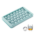 33 Grid Round Ice Hockey Mold With Lid Ice Box Small Marble Ice Tray, Random Color Delivery - DealBuddy