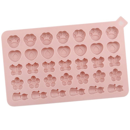 34 Grids Cats Butterfly Flower Silicone Mould DIY Cookie And Candy Decoration Molds - DealBuddy