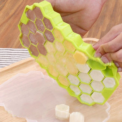 37 Grids Ice Cubes Honeycomb Ice Cream Maker Form DIY Mould Popsicle Molds Yogurt Ice Box Fridge Treats Freezer - DealBuddy