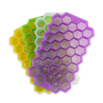 37 Grids Ice Cubes Honeycomb Ice Cream Maker Form DIY Mould Popsicle Molds Yogurt Ice Box Fridge Treats Freezer - DealBuddy