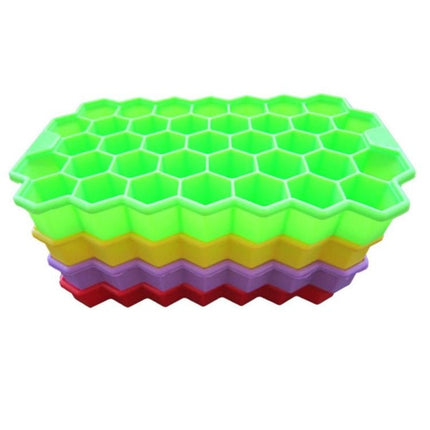 37 Grids Ice Cubes Honeycomb Ice Cream Maker Form DIY Mould Popsicle Molds Yogurt Ice Box Fridge Treats Freezer - DealBuddy