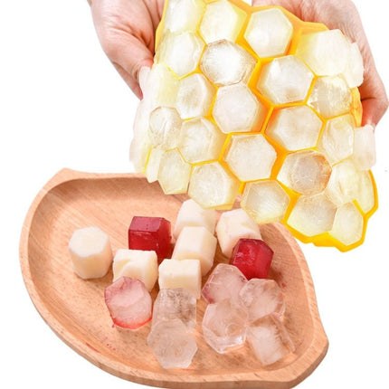 37 Grids Ice Cubes Honeycomb Ice Cream Maker Form DIY Mould Popsicle Molds Yogurt Ice Box Fridge Treats Freezer - DealBuddy