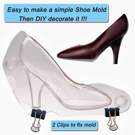 3D Chocolate Mold Fondant Cake Ladies High Heel Mold - DealBuddy