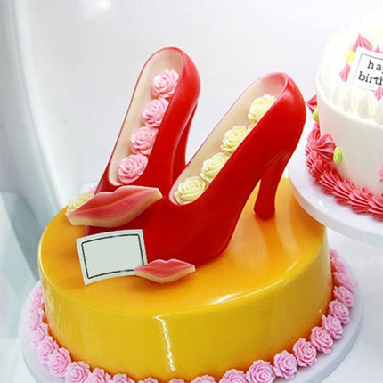 3D Chocolate Mold Fondant Cake Ladies High Heel Mold - DealBuddy