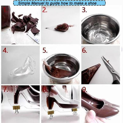3D Chocolate Mold Fondant Cake Ladies High Heel Mold - DealBuddy