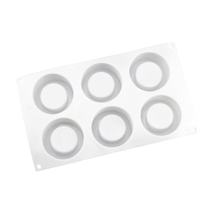 3D Silicone 6 Holes Cake Mold Baking Pastry Mousse Chocolate Mold - DealBuddy