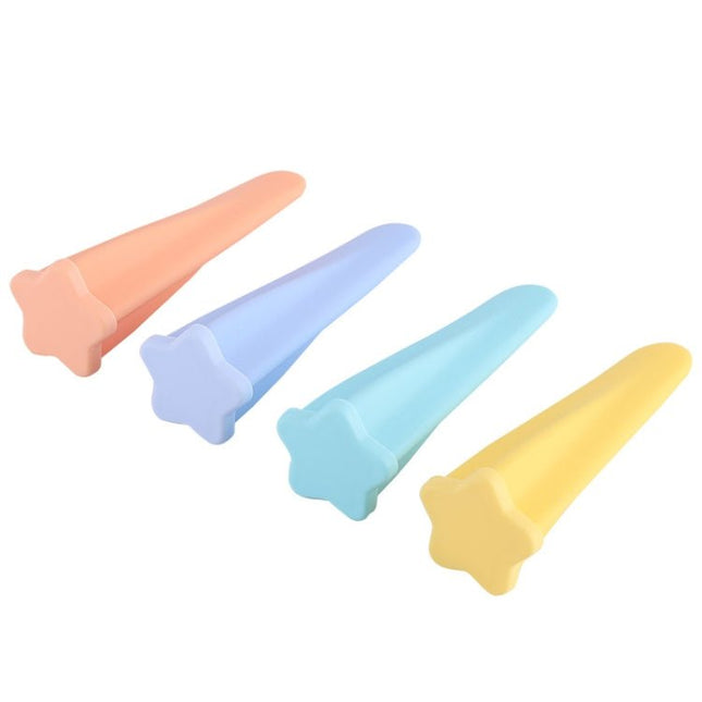 4 in 1 Children Popsicle Mold Set Food Grade Silicone Cream Mold Random Colour Delivery - DealBuddy