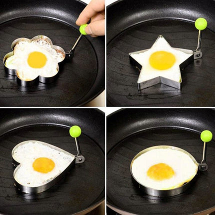 4 in 1 Stainless Steel Fried Egg Pancake Mold - DealBuddy