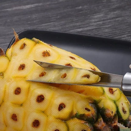 4 In 1 Stainless Steel Pineapple Knife Fruit Knife Sugar Cane Peeler - DealBuddy