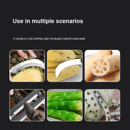 4 In 1 Stainless Steel Pineapple Knife Fruit Knife Sugar Cane Peeler - DealBuddy