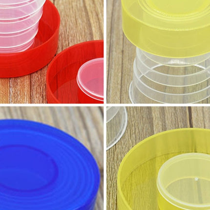 4 PCS 200ml Fashionable Outdoor Activity Using Plastic Portabel Folding Dringking Cup - DealBuddy