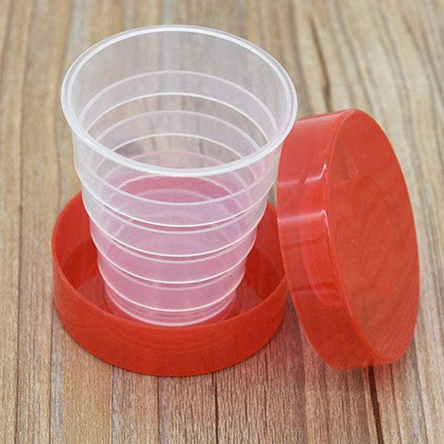 4 PCS 200ml Fashionable Outdoor Activity Using Plastic Portabel Folding Dringking Cup - DealBuddy