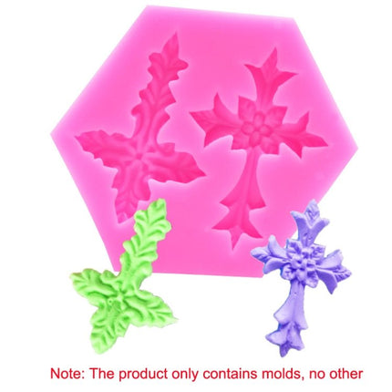 4 PCS Cross Shape Silicone Fondant Cake Mold Baking Tool - DealBuddy