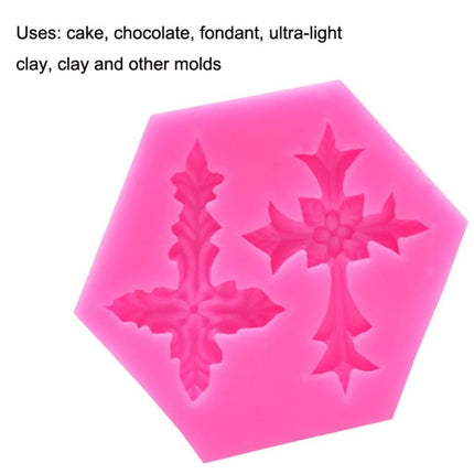 4 PCS Cross Shape Silicone Fondant Cake Mold Baking Tool - DealBuddy