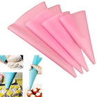 4 PCS Silicone Icing Piping Cream Pastry Bag Nozzle DIY Cake Decorating Tools - DealBuddy