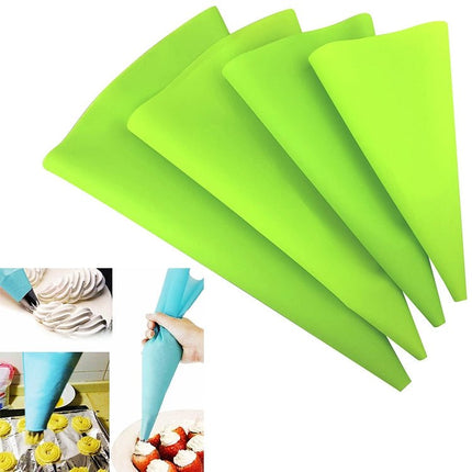 4 PCS Silicone Icing Piping Cream Pastry Bag Nozzle DIY Cake Decorating Tools - DealBuddy