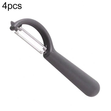 4个一卖 Stainless Steel Round Handle Peeler Sugar Cane Scraper Fruit Plane - DealBuddy