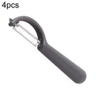 4个一卖 Stainless Steel Round Handle Peeler Sugar Cane Scraper Fruit Plane - DealBuddy