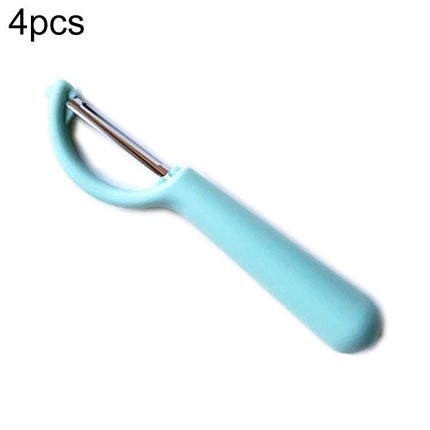 4个一卖 Stainless Steel Round Handle Peeler Sugar Cane Scraper Fruit Plane - DealBuddy