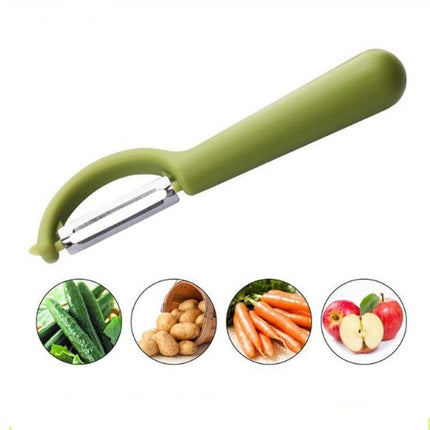 4个一卖 Stainless Steel Round Handle Peeler Sugar Cane Scraper Fruit Plane - DealBuddy