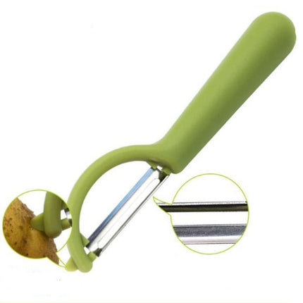 4个一卖 Stainless Steel Round Handle Peeler Sugar Cane Scraper Fruit Plane - DealBuddy