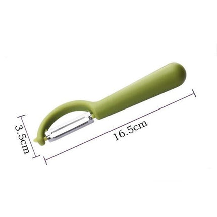 4个一卖 Stainless Steel Round Handle Peeler Sugar Cane Scraper Fruit Plane - DealBuddy