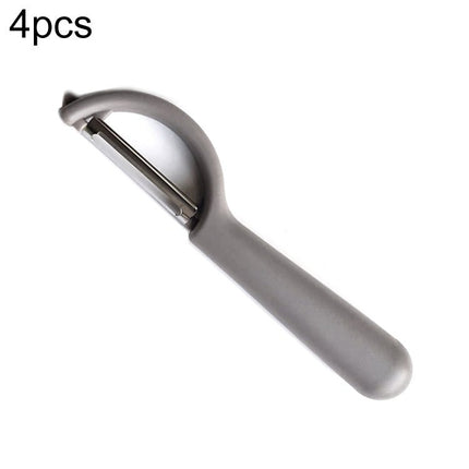 4个一卖 Stainless Steel Round Handle Peeler Sugar Cane Scraper Fruit Plane - DealBuddy