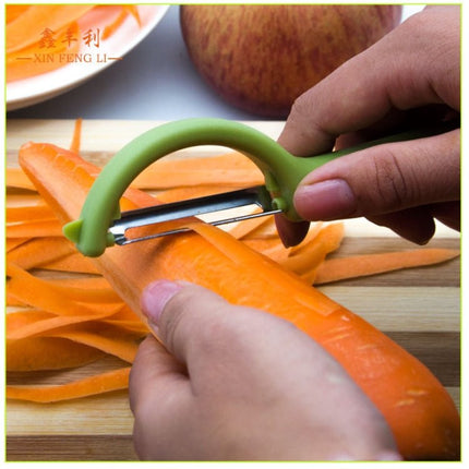 4个一卖 Stainless Steel Round Handle Peeler Sugar Cane Scraper Fruit Plane - DealBuddy