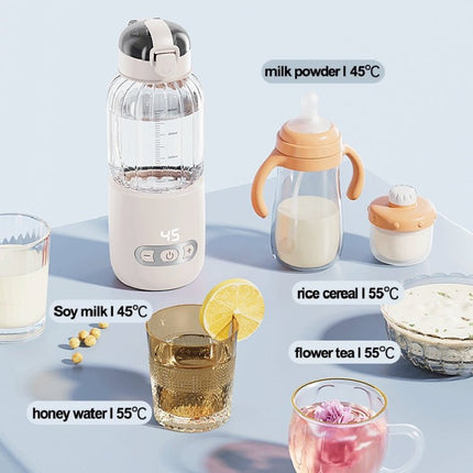 400ml Wireless Instant Water Warmer Electric Kettle For Baby Formula With 15000 MAh Battery Capacity - DealBuddy