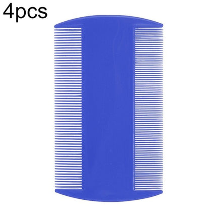 4pcs Pet Comb Double - Sided Comb Dog Cleaning Supplies Cat Comb Pet Grooming Supplies, White, Light Blue, Green, Dark Blue, Orange, Purple - DealBuddy